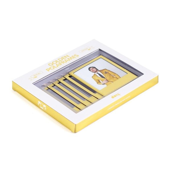 Magnetické rámiky DOIY Polaroid, zlaté-image-1