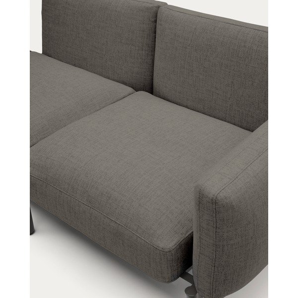 Tmavosivá čalúnená záhradná pohovka Sorells – Kave Home-image-3