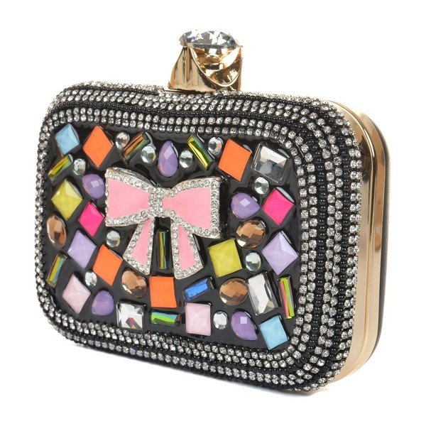 Čierna listová kabelka Mangotti Bags Lovely-image-4
