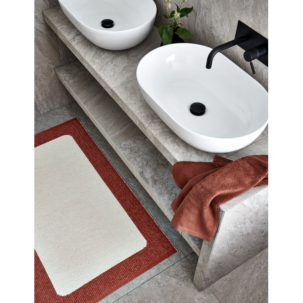 Vnútorný a vonkajší koberec v tehlovo-krémovej farbe 70x120 cm Ilda Brick – Pappelina-image-4