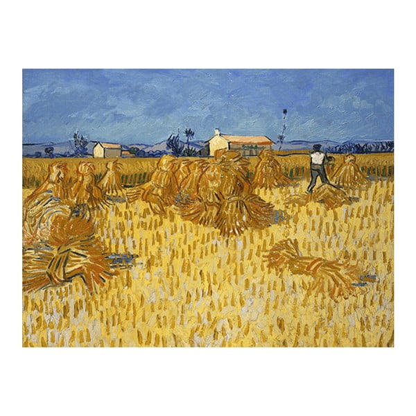 Obraz Vincenta van Gogha - Corn Harvest in Provence, 40x30 cm