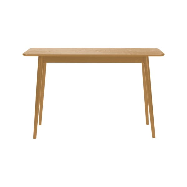 Konzolový stolík s doskou v dubovom dekore v prírodnej farbe 40x120 cm Fabio – White Label