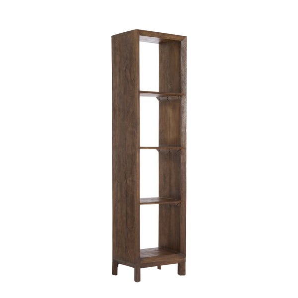 Knižnica z mangového dreva v prírodnej farbe 48x190 cm Sondrio – Light & Living-image-2