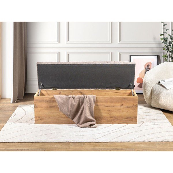 Lavica v béžovej a prírodnej farbe Oceane – Bobochic Paris-image-2