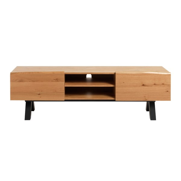 TV stolík z dreva bieleho duba Unique Furniture Oliveto