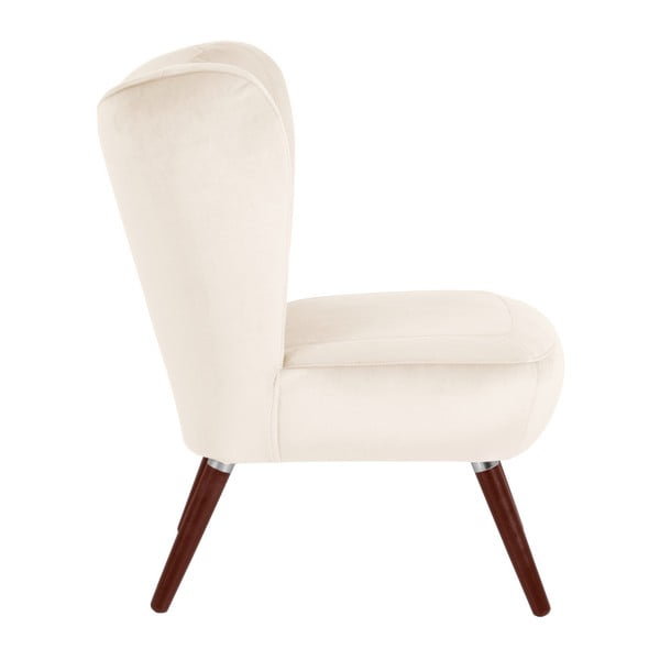 Krémové kreslo Ma× Winzer Sari Velvet-image-3