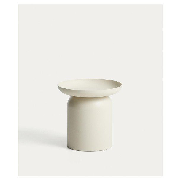 Kovový okrúhly záhradný stolík ø 45 cm Arcola – Kave Home-image-2