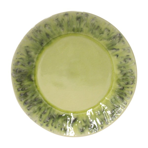 Zelený keramický tanier Costa Nova Madeira, ⌀ 27 cm