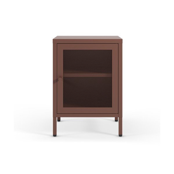 Vínovočervený nočný stolík Fayna – Marckeric-image-2