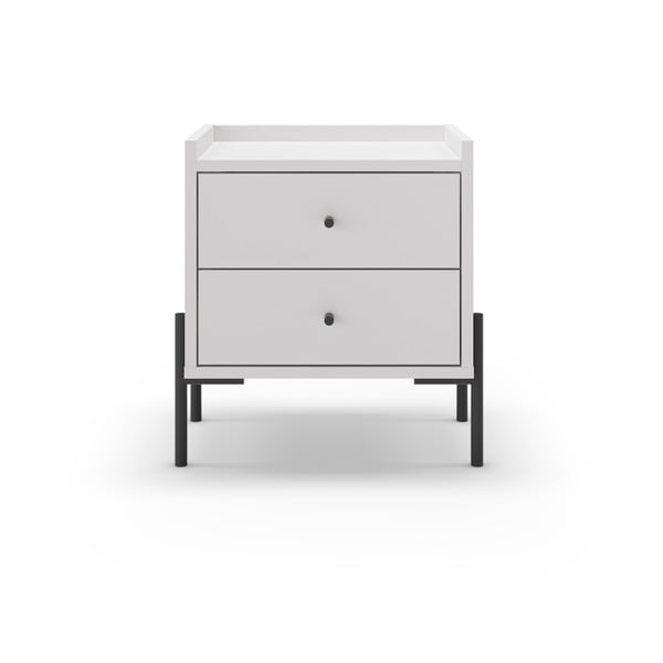 Biely nočný stolík Mayra – Marckeric-image-2
