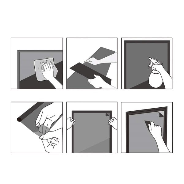 Matná nálepka na sklo s ochranným filmom Ambiance Lines, dĺžka 2 m-image-3