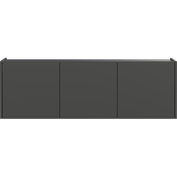 Antracitový TV stolík 138x45 cm Piana – Germania