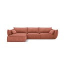 Červená rohová pohovka (ľavý roh) Vanda - Mazzini Sofas
