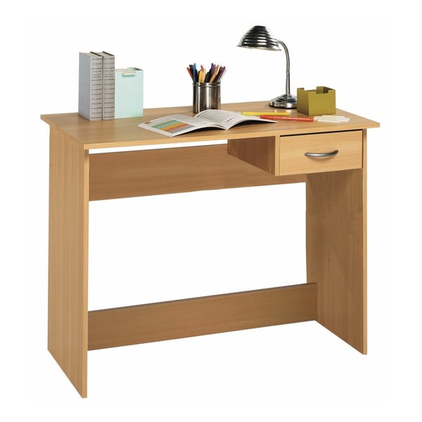 Pracovný stôl, dekor bukové drevo  Alpin
