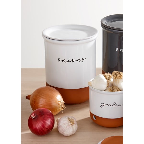 Terakotová dóza na cibuľu a cesnak Eco – Ladelle-image-2