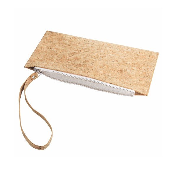 Kozmetická taštička z korku a vegánskej kože InterDesign Quin Accessory Clutch-image-1