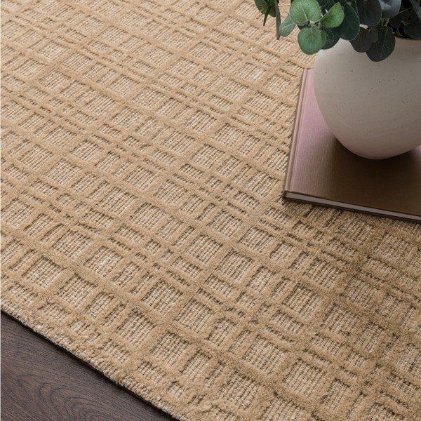 Béžový ručne tkaný koberec s prímesou vlny 120x170 cm Thatch Honey – Asiatic Carpets-image-2