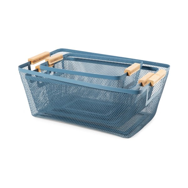 Drôtené kovové košíky v súprave 3 ks – Compactor-image-4