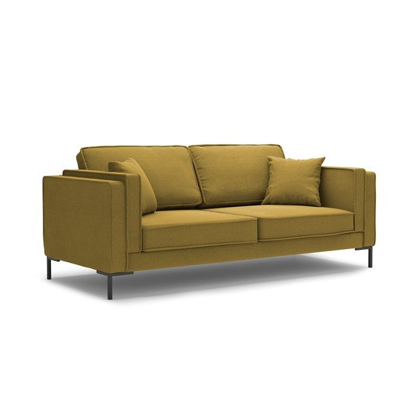 Žltá pohovka Milo Casa Attilio, 160 cm-image-1