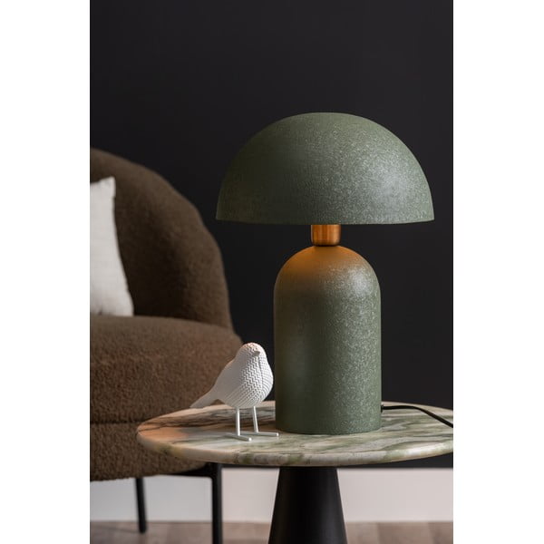 Zelená stolová lampa s kovovým tienidlom (výška 43 cm) Boaz – Leitmotiv-image-1