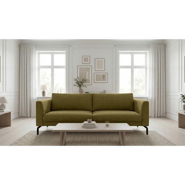 Pohovka v horčicovej farbe 216 cm Gomero – Scandic-image-1
