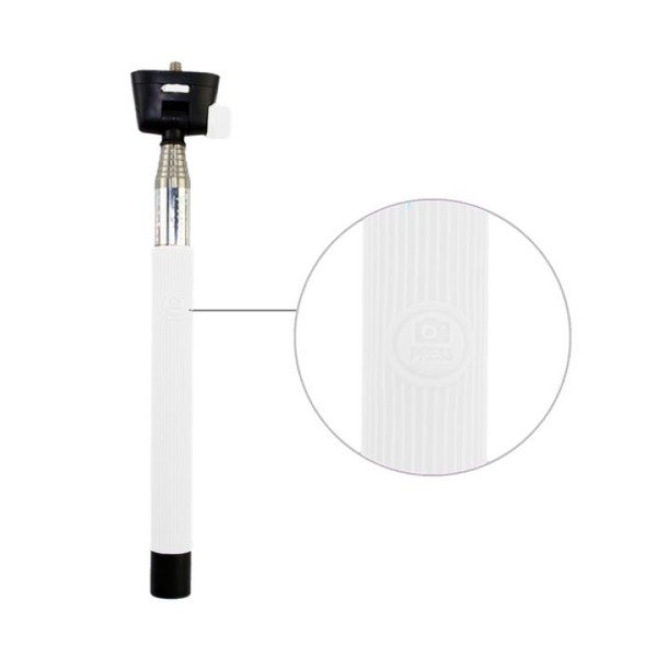 Biela selfie tyč InnovaGoods