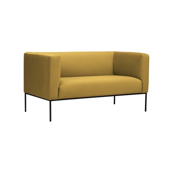 Žltá dvojmiestna pohovka Windsor & Co Sofas Neptune-image-1
