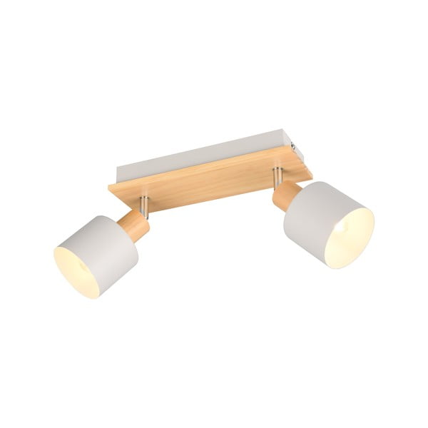 Bodové svietidlo v bielo-prírodnej farbe ø 9 cm Shanti – Trio-image-1