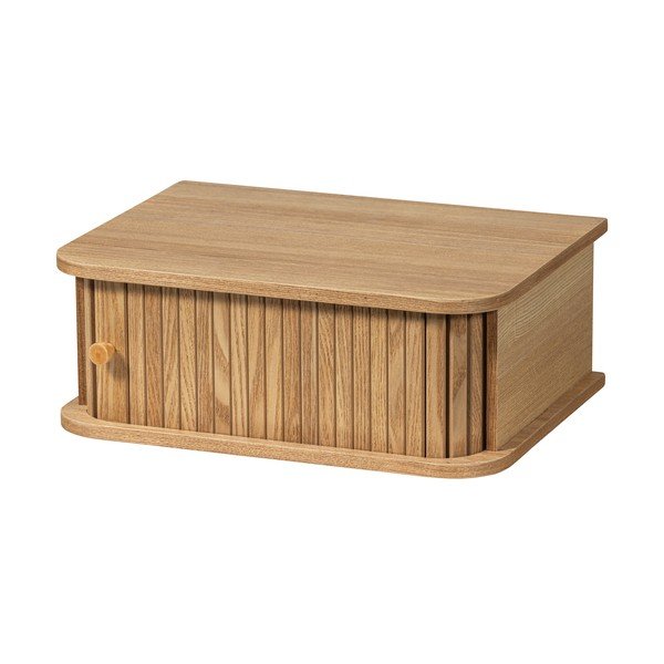 Závesný nočný stolík v dekore borovice v prírodnej farbe Jena – WOOOD-image-3