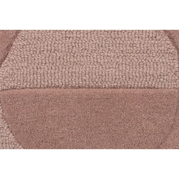 Ružový koberec z vlny Flair Rugs Gigi, 120 × 170 cm-image-3