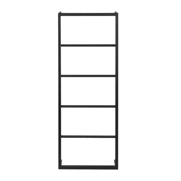 Čierny oceľový nástenný stojan na uteráky Sapho Ska-image-2