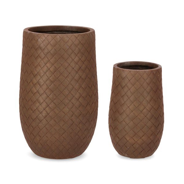 Kvetináče v súprave 2 ks ø 48 cm Rhombus – Bizzotto-image-1