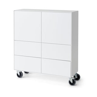 Biela vysoká komoda 91x103 cm Edge by Hammel - Hammel Furniture
