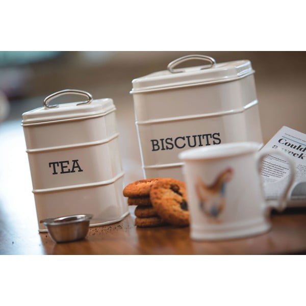 Oceľová dóza na sušienky Living Nostalgia – Kitchen Craft-image-1