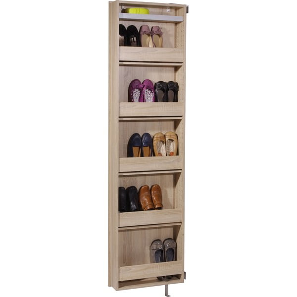 Predsieňová skrinka v dekore duba v prírodnej farbe 50x195x18 cm Rotary – Germania-image-2