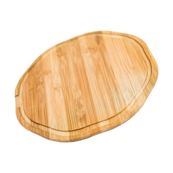 Osemhranná drevená doštička Sirio Tagliere, ⌀ 24 cm
