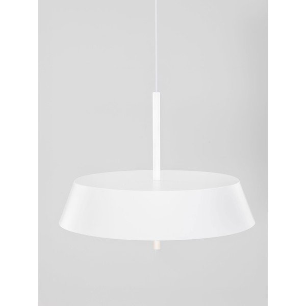 Biele hliníkové LED závesné svietidlo so stmievačom ø 45 cm Velio – Nova Luce-image-4