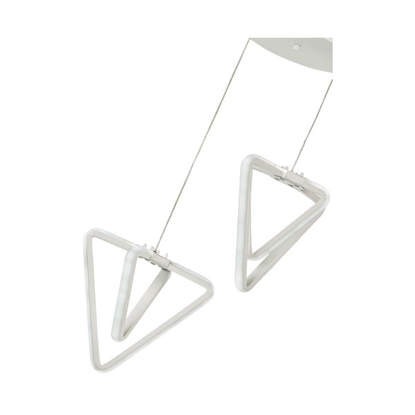 Biele kovové LED závesné svietidlo ø 20 cm Baris – Squid Lighting-image-3