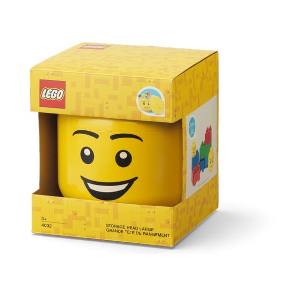 Plastový detský úložný box Head - LEGO®-image-2
