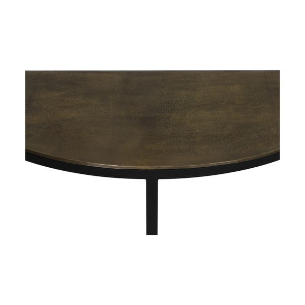 Kovový konzolový stolík v bronzovej farbe 42x100 cm Peto – Light & Living-image-2