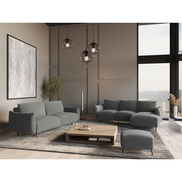 Svetlosivá rohová pohovka (pravý roh) Malie – Makamii-image-1