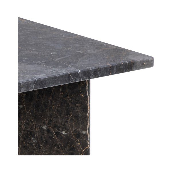 Čierny mramorový konferenčný stolík 90x90 cm Vega – Actona-image-3