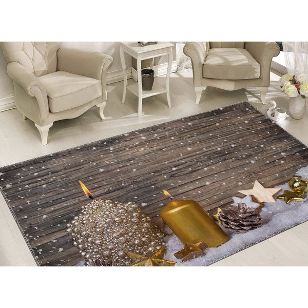 Vianočné obdobie Koberec Vitaus Golden Rustikálne, 50 x 80 cm-image-1