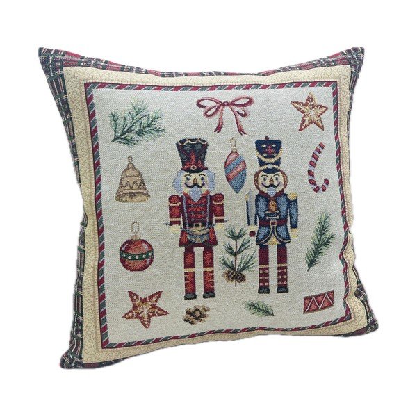 Obliečka na vankúš s vianočným motívom 45x45 cm Toy Soldier – Bizzotto