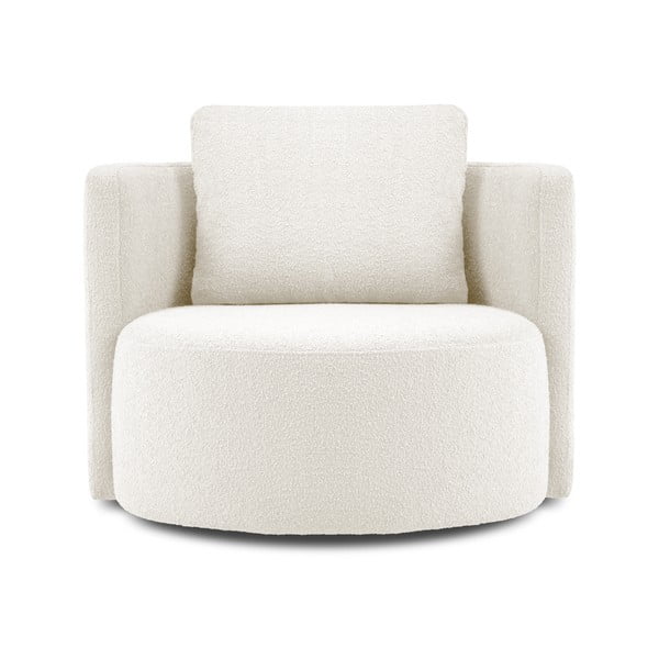 Biele otočné kreslo Interieurs 86 Nael-image-2