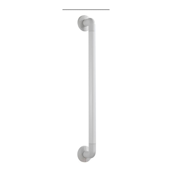 Biele bezpečnostné držadlo do sprchy pre seniorov Wenko Secura, dĺžka 64,5 cm