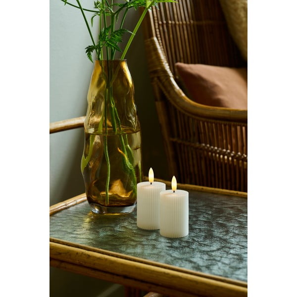 Biele dobíjacie svetelné dekorácie v súprave 2 ks Smilla – Sirius-image-1