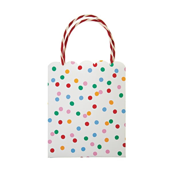 Darčekové tašky v súprave 8 ks 13x8 cm Spotty – Meri Meri