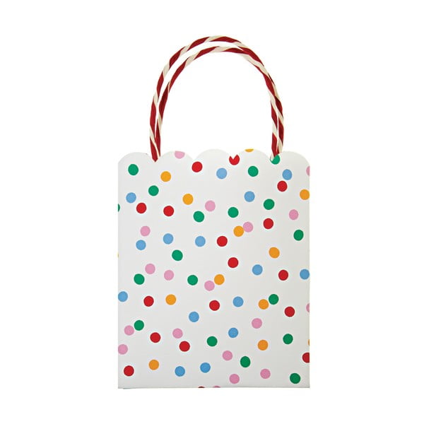 Darčekové tašky v súprave 8 ks 13x8 cm Spotty – Meri Meri