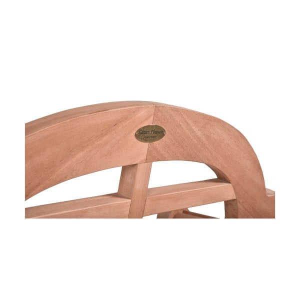 Drevená záhradná lavica v prírodnej farbe Picadilli – Garden Pleasure-image-2